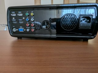 Proyector LED LESHP Negro