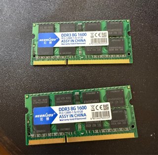 2x HEORIADY DDR3 8GB 1600MHz Módulos RAM