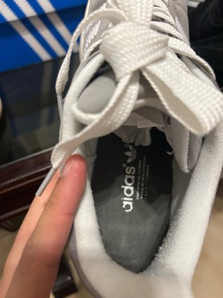 Adidas Campus Unisex Gris/Blanco Talla 43