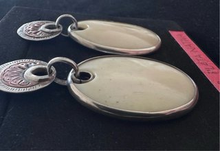 Pendientes Plata Nativa Vintage Plata 925 y Hueso