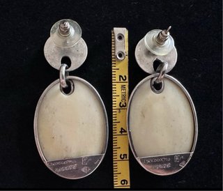 Pendientes Plata Nativa Vintage Plata 925 y Hueso