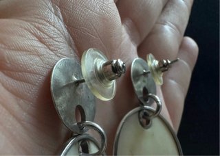 Pendientes Plata Nativa Vintage Plata 925 y Hueso