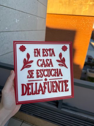 En esta casa se escucha Dellafuente