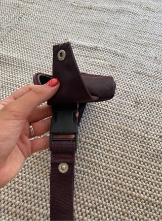 Riñonera Longchamp Borgoña original