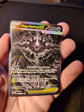 Mega Darkrai EX Full Art Carta Pokémon Español
