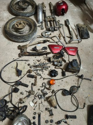Despiece Suzuki GN 250 (sin chasis)