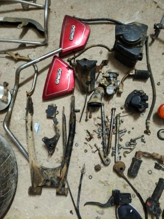 Despiece Suzuki GN 250 (sin chasis)