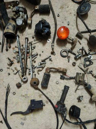 Despiece Suzuki GN 250 (sin chasis)