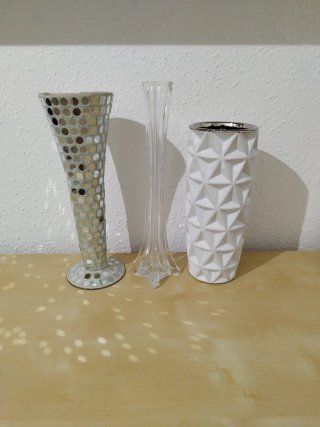 Juego de 3 jarrones decorativos