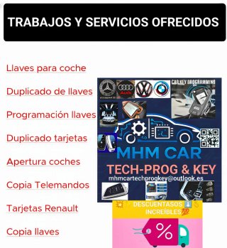 Llaves Mando Coche + Codificación