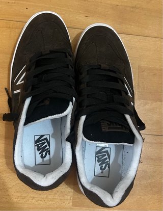 Zapatillas Vans Skate Marrón y Negro
