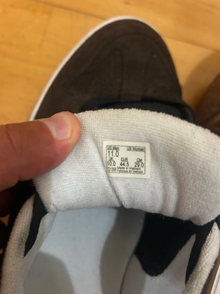 Zapatillas Vans Skate Marrón y Negro
