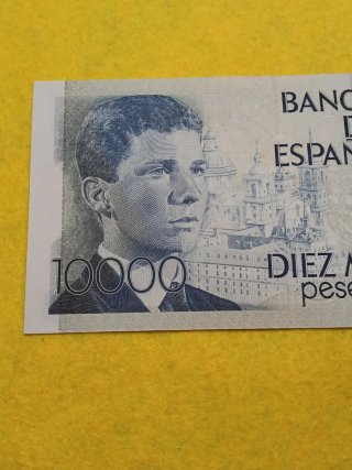 Billete 10000 Pesetas España 1985 excelente estado