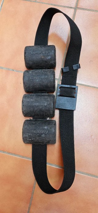 Cinturón Lastre Cressi 4 Pesos de 2 kg