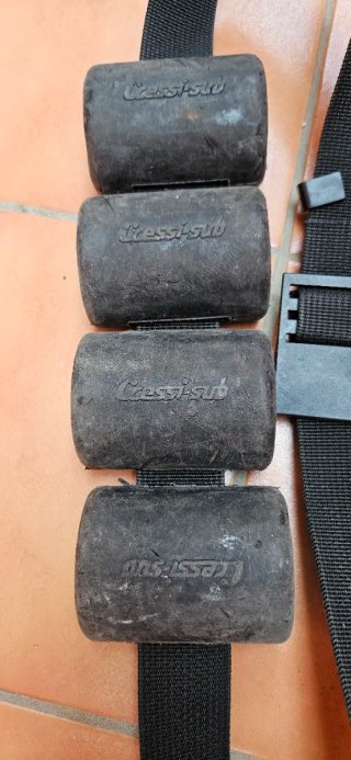 Cinturón Lastre Cressi 4 Pesos de 2 kg