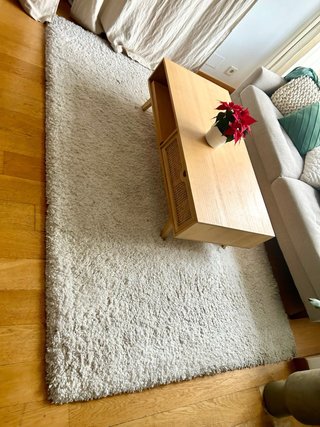Alfombra IKEA - VOLLERSLEV Blanca 160x230cm