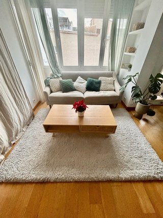 Alfombra IKEA - VOLLERSLEV Blanca 160x230cm