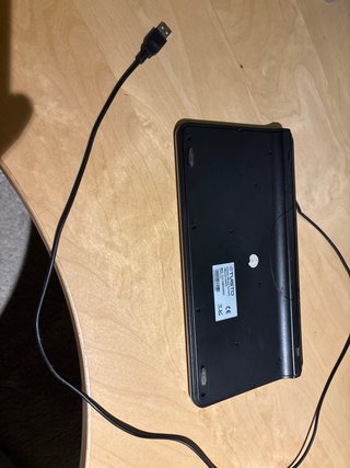 Teclado TUSTO Plata y Negro
