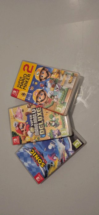 Juegos Nintendo Switch: Sonic, Mario Bros U, Mario