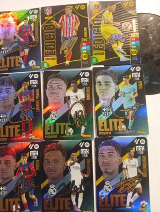 Cromos Elite Fútbol Firmados Panini