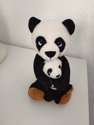 Peluche Oso Panda con Bebé