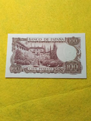 Billete 100 Pesetas Banco de España 1970