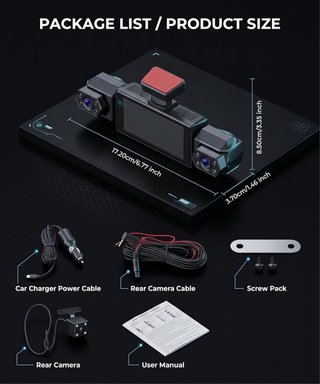 NUEVO! (50€) Dashcam 4 Canales 4x1080P