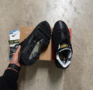 Nike Corteiz Air Max 95 Negro Amarillo