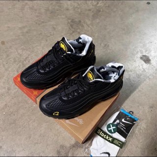 Nike Corteiz Air Max 95 Negro Amarillo