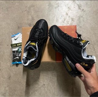 Nike Corteiz Air Max 95 Negro Amarillo