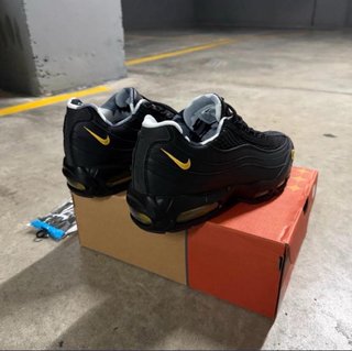 Nike Corteiz Air Max 95 Negro Amarillo