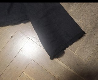 Torera negra lino talla 40