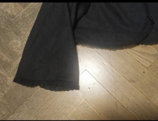 Torera negra lino talla 40