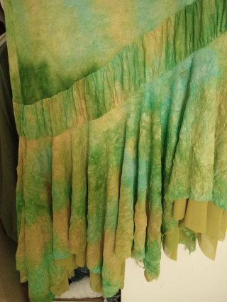 Vestido de verano tie-dye