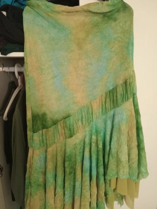 Vestido de verano tie-dye