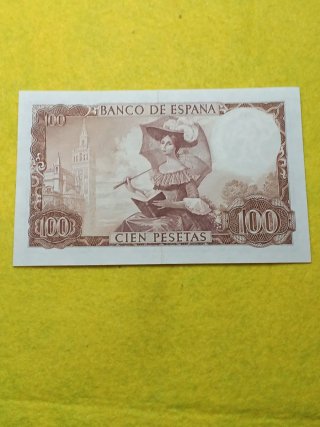 Billete 100 Pesetas España 1965 excelente estado