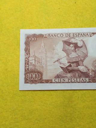 Billete 100 Pesetas España 1965 excelente estado