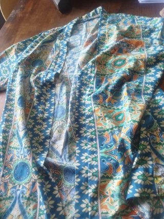 Conjunto estampado kimono y shorts