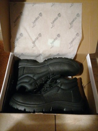 Zapatos de seguridad negros