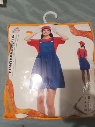 Disfraz Mario Bros chica Talla S