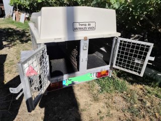 Remolque aluminio para perros