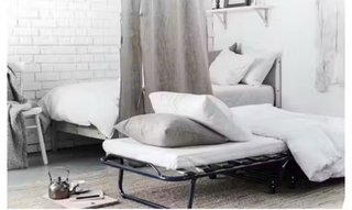 Cama Plegable Ikea Somier + Colchón
