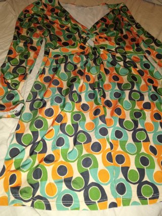 Vestido estampado multicolor