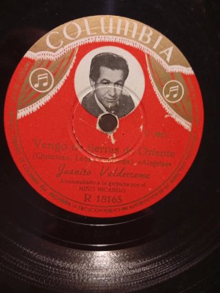 3 Discos de Pizarra Juanito Valderrama.