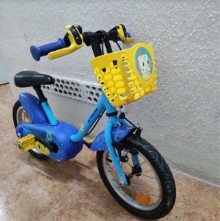 Bicicleta infantil BTWIN azul