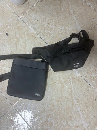 Riñonera y Bolso Lacoste Negro