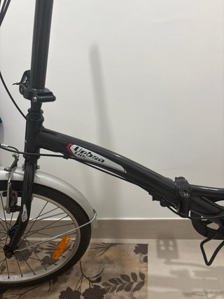 Bicicleta Plegable Urban Life Negra