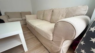 Sofás Ektorp 3 y 2 plazas Ikea beige