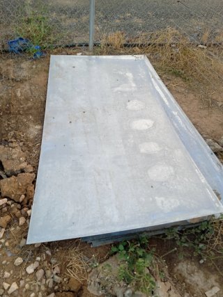 Chapas galvanizadas 2x1 (Lote 5)