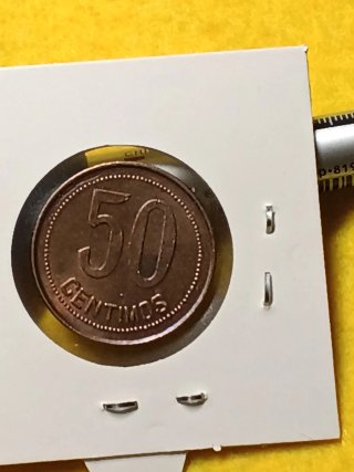 Moneda 50 cts 1937 República Española